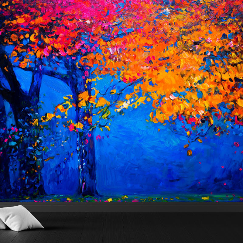 Classic Natural Landscape Scene Mural Wallpaper Pastel Color Fine Arts Wall Covering Blue Clearhalo 'Wall Decor' 'Wall Mural' 1863786