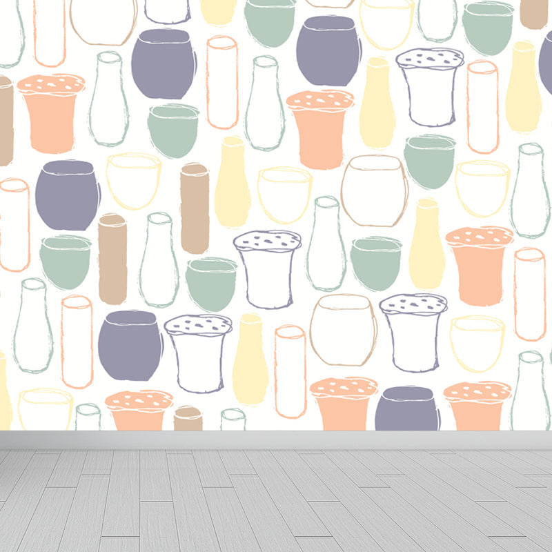 Waterproof Sundries Wallpaper Mural Modern Style Non-Woven Wall Covering, Custom Size Clearhalo 'Wall Decor' 'Wall Mural' 1864053