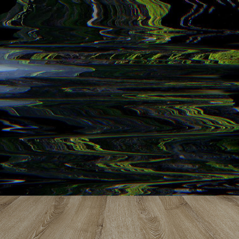 Big Abstract Pattern Mural Wallpaper Decorative Contemporary Dining Room Wall Art Black Clearhalo 'Wall Decor' 'Wall Mural' 1864691