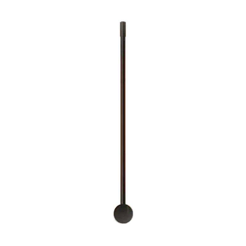 Strip Living Room Wall Sconce Light Metal LED Contemporary Wall Mounted Lamp in Black/Gold Clearhalo 'Cast Iron' 'Glass' 'Industrial' 'Modern wall lights' 'Modern' 'Tiffany' 'Traditional wall lights' 'Wall Lamps & Sconces' 'Wall Lights' Lighting' 1865595