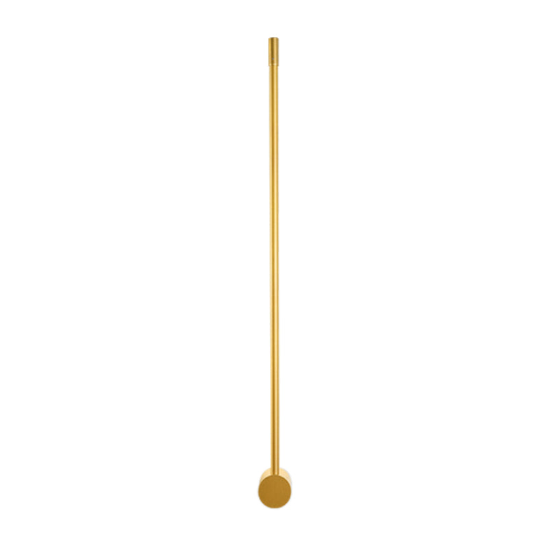 Strip Living Room Wall Sconce Light Metal LED Contemporary Wall Mounted Lamp in Black/Gold Clearhalo 'Cast Iron' 'Glass' 'Industrial' 'Modern wall lights' 'Modern' 'Tiffany' 'Traditional wall lights' 'Wall Lamps & Sconces' 'Wall Lights' Lighting' 1865599