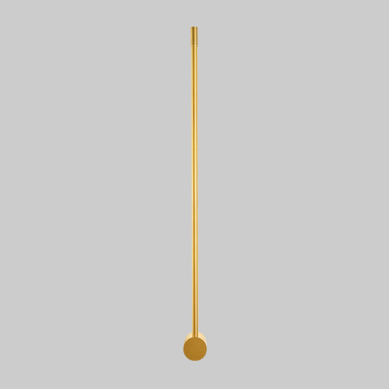 Strip Living Room Wall Sconce Light Metal LED Contemporary Wall Mounted Lamp in Black/Gold Clearhalo 'Cast Iron' 'Glass' 'Industrial' 'Modern wall lights' 'Modern' 'Tiffany' 'Traditional wall lights' 'Wall Lamps & Sconces' 'Wall Lights' Lighting' 1865600