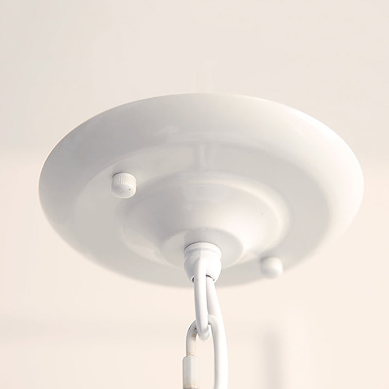 Fabric Tower Pendant Light 3 Heads Antique Stylish Chandelier in Beige for Restaurant Clearhalo 'Ceiling Lights' 'Chandeliers' Lighting' options 186626
