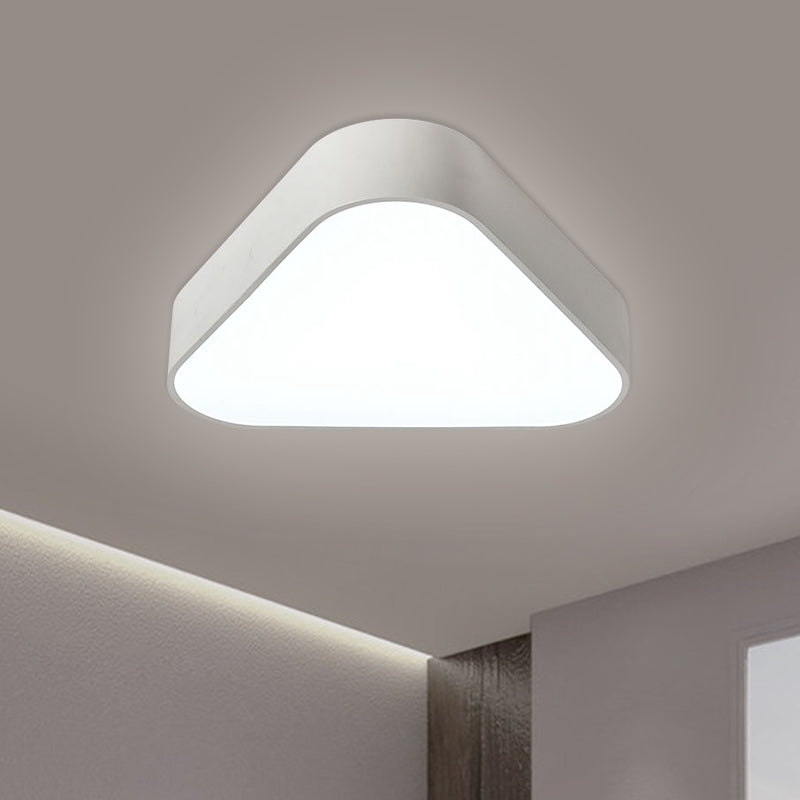 Triangular Acrylic Flush Mount Light Kids White/Yellow/Purple LED Close to Ceiling Lighting Fixture Clearhalo 'Ceiling Lights' 'Close To Ceiling Lights' 'Close to ceiling' 'Flush mount' Lighting' 1866300
