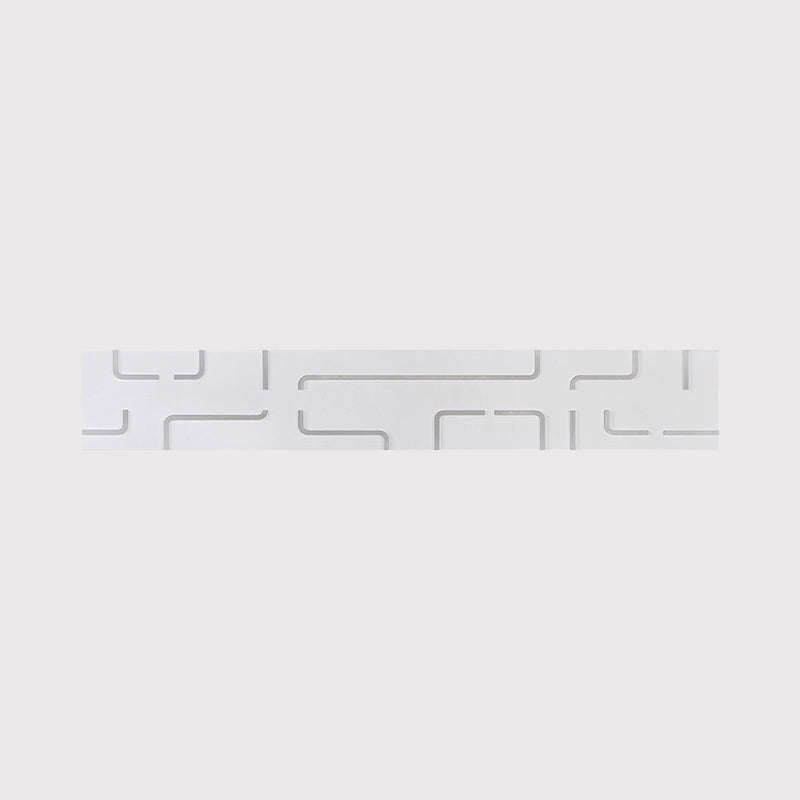 White Etched Rectangle Wall Light Fixture Modern Style LED Acrylic Wall Mounted Vanity Lamp in Warm/White Light Clearhalo 'Modern wall lights' 'Modern' 'Vanity Lights' 'Wall Lights' Lighting' 1866706