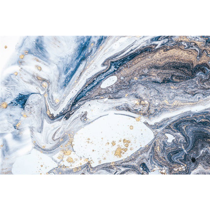 Blue Novelty Rug Polyester Abstract Rug Pet Friendly Washable Non-Slip Area Rug for Drawing Room Clearhalo 'Area Rug' 'Rug' 1868412