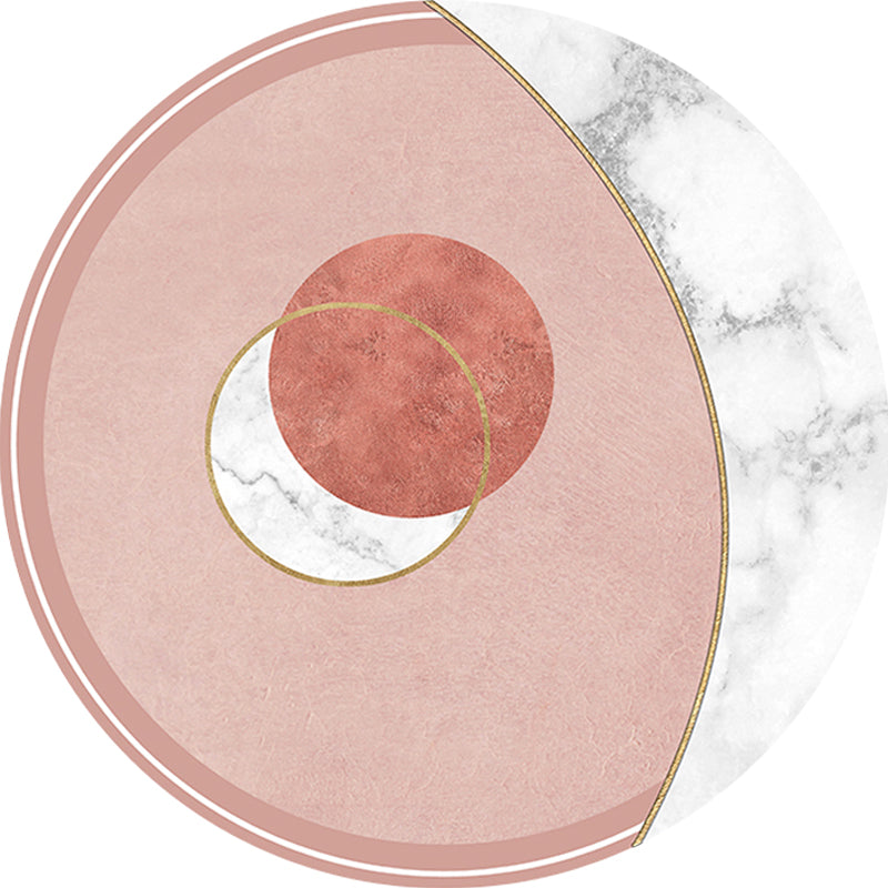 Cameo Brown Modern Rug Polypropylene Geometric Pattern Area Rug Pet Friendly Washable Non-Slip Rug for Living Room Clearhalo 'Area Rug' 'Rug' 1868453