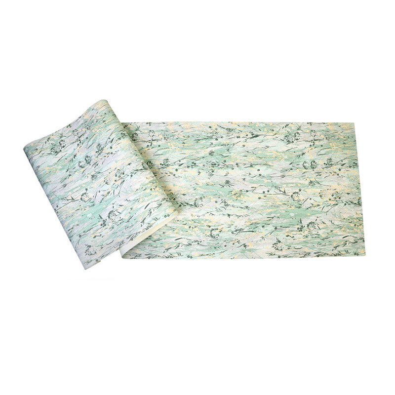 Modern Blossom and Leaf Wallpaper for Living Room Decoration Countryside Wall Art, 33-foot x 20.5-inch Clearhalo 'Country wall decor' 'Rustic' 'Wallpaper' Wall Decor' 1883384