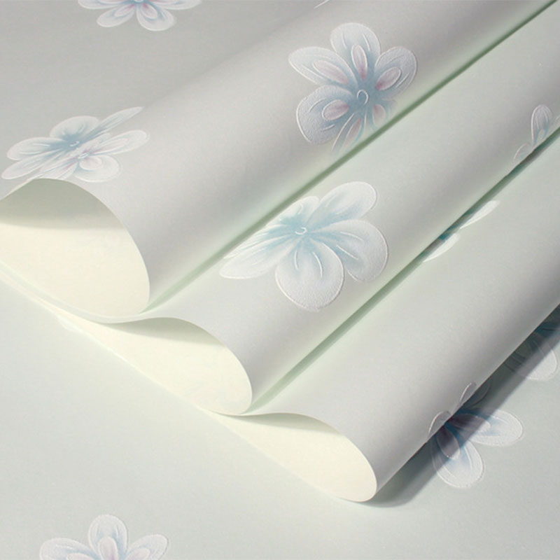 20.5" x 31' Flowers Wallpaper for Girl's Bedroom Blossoms Wall Art in Pink, Stain-Resistant Clearhalo 'Country wall decor' 'Rustic' 'Wallpaper' Wall Decor' 1883427