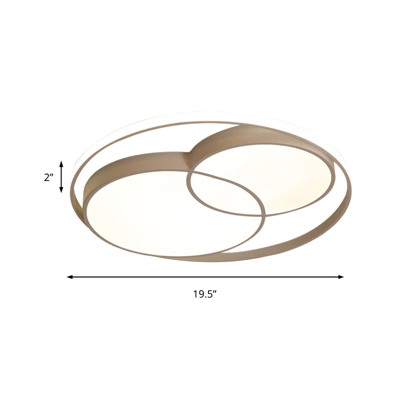 Acrylic Snowman Ceiling Light Modern Lovely Flush Mount Light for Study Room Kitchen Clearhalo 'Ceiling Lights' 'Close To Ceiling Lights' 'Close to ceiling' 'Flush mount' Lighting' 188473