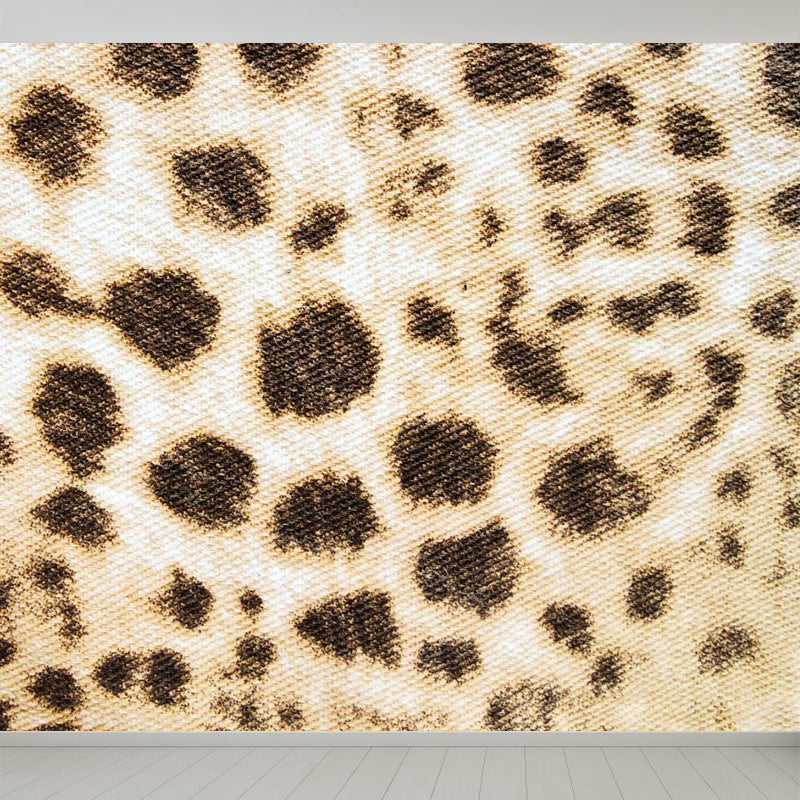 Photographic Animal Fur Print Mural Full Size Wall Decor for Boys Room, Custom Made Clearhalo 'Wall Decor' 'Wall Mural' 1895830