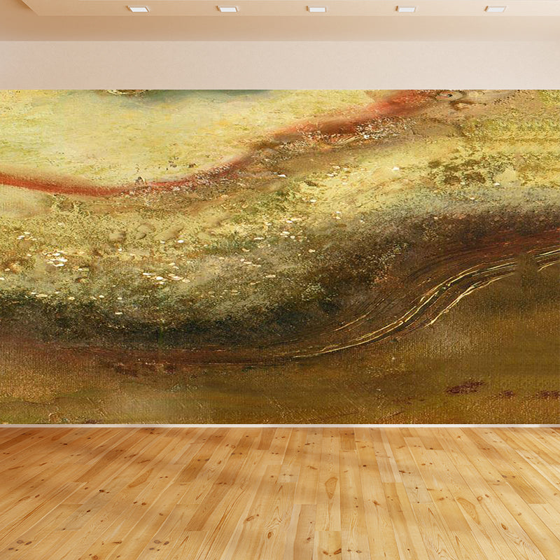 Modern Scenery Painting Wall Mural Soft Color Abstract Wall Covering for Home, Custom Print Clearhalo 'Wall Decor' 'Wall Mural' 1896425