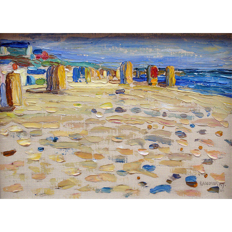 Large Kandinsky Abstract Artwork Mural Waterproofing Modern Living Room Wall Decor Clearhalo 'Wall Decor' 'Wall Mural' 1897011