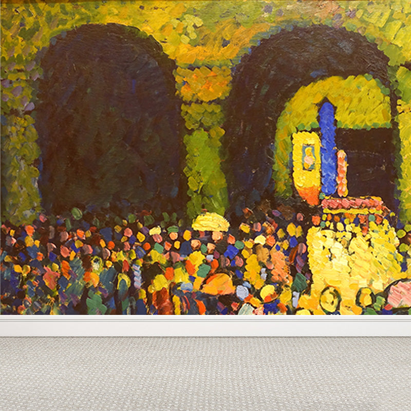 Large Kandinsky Abstract Artwork Mural Waterproofing Modern Living Room Wall Decor Clearhalo 'Wall Decor' 'Wall Mural' 1897020