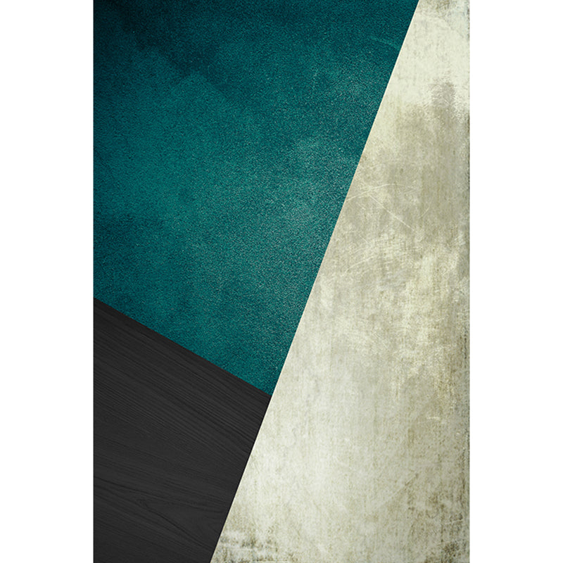 Dark Color Simplicity Rug Polypropylene Colorblock Geometric Carpet Non-Slip Pet Friendly Rug for Home Clearhalo 'Area Rug' 'Rug' 1898369