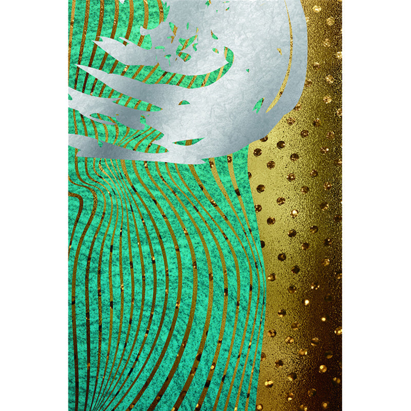 Cyberpunk Living Room Rug Multi Color Abstract Foil Flows Carpet Polyester Machine Washable Area Rug Clearhalo 'Area Rug' 'Rug' 1898898