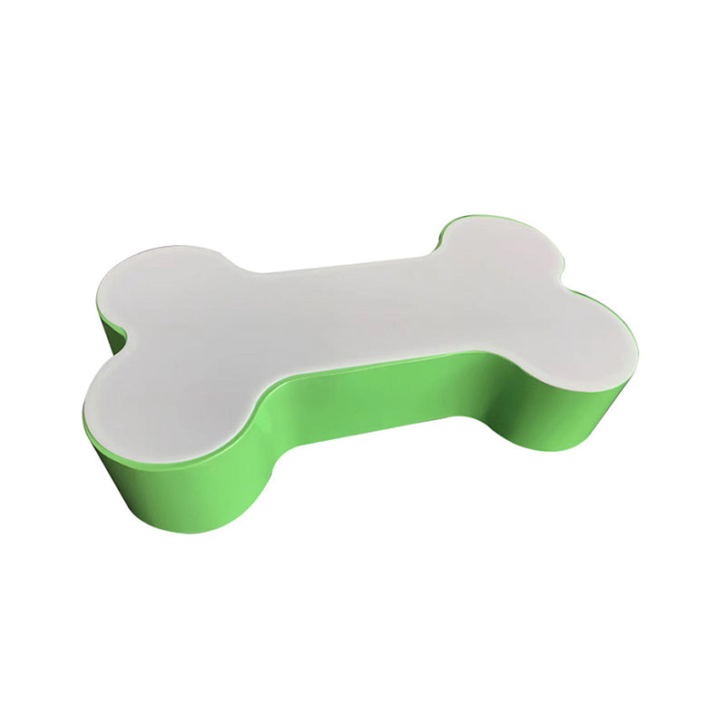 Metal Dog Bone Flushmount Cartoon Red/Yellow/Green LED Ceiling Mount Light Fixture, 19.5"/23.5" Width Green Clearhalo 'Ceiling Lights' 'Close To Ceiling Lights' 'Close to ceiling' 'Flush mount' Lighting' 1904032