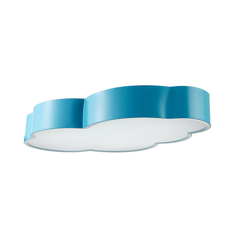 Cloud Shape Flush Ceiling Light Cartoon Acrylic LED Ceiling Lamp for Kindergarten Clearhalo 'Ceiling Lights' 'Close To Ceiling Lights' 'Close to ceiling' 'Flush mount' Lighting' 190530