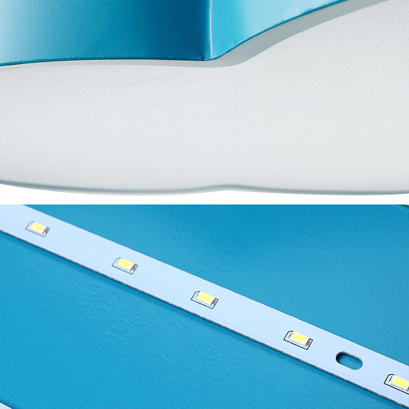 Cloud Shape Flush Ceiling Light Cartoon Acrylic LED Ceiling Lamp for Kindergarten Clearhalo 'Ceiling Lights' 'Close To Ceiling Lights' 'Close to ceiling' 'Flush mount' Lighting' 190534