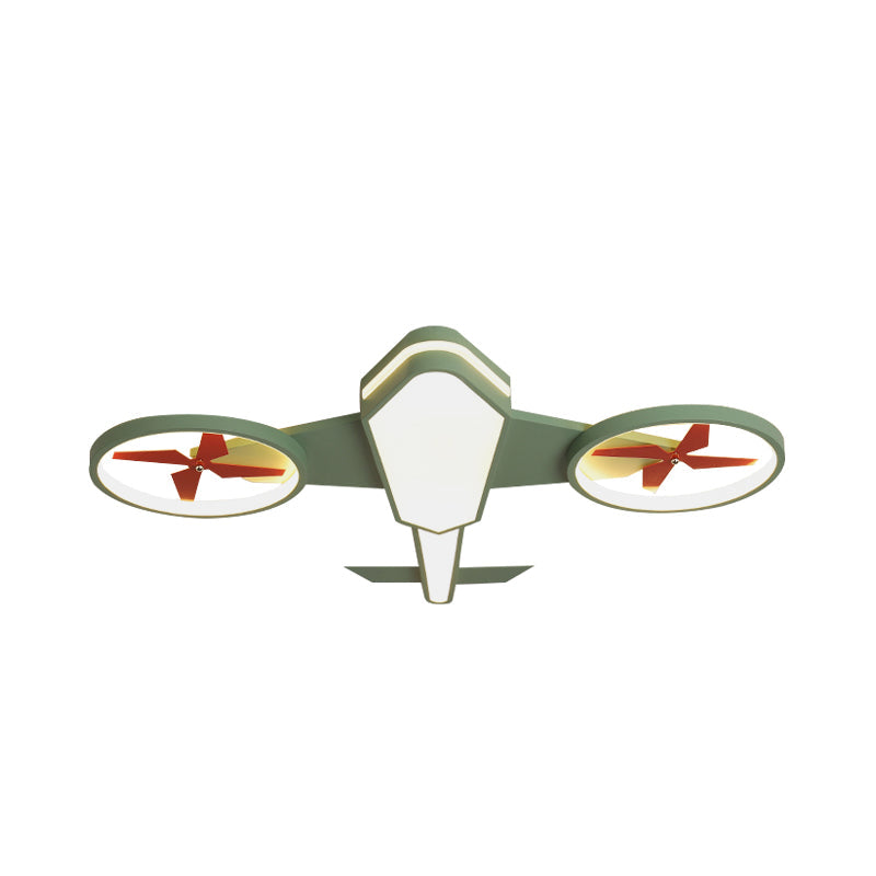 Acrylic Slim Panel Plane Pendant Light Child Bedroom Kindergarten Kids Hanging Lamp Clearhalo 'Ceiling Lights' 'Chandeliers' Lighting' options 191726