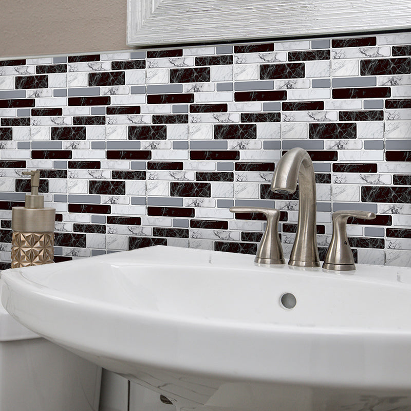 Adhesive Mosaics Tile Brick Wallpapers 8' L x 4