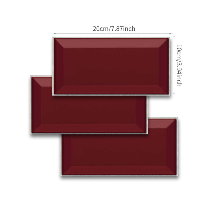 Self Sticking Brickwork Wallpaper Panels Rural PVC Wall Art for Kitchen, 8' x 4" Clearhalo 'Country wall decor' 'Rustic' 'Wallpaper' Wall Decor' 1921765