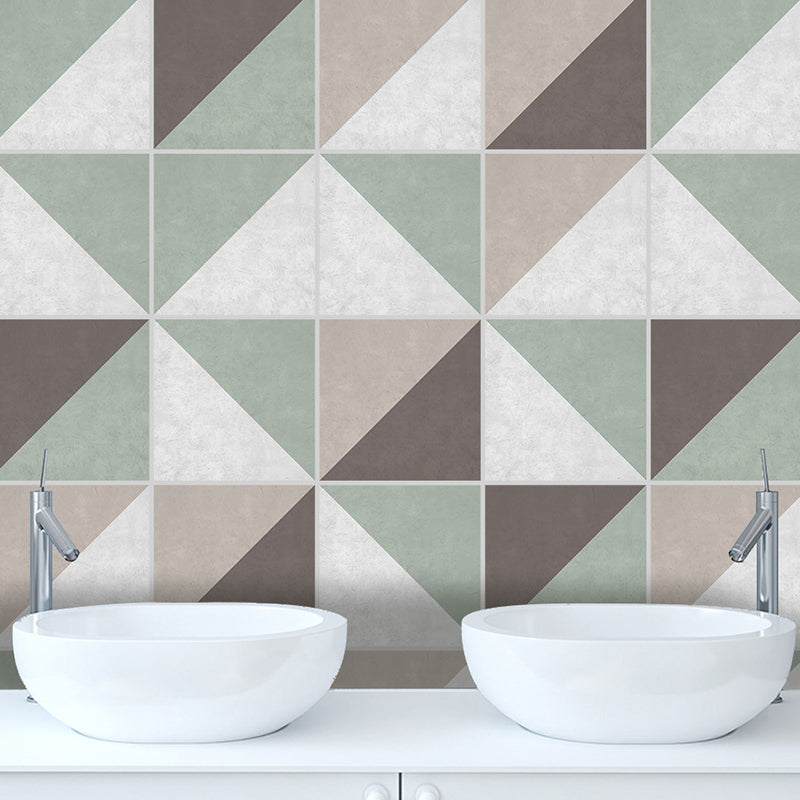 Modern Art Geometric Wallpapers for Home 8' L x 8" W Peel and Paste Wall Art in Green Green Clearhalo 'Modern wall decor' 'Modern' 'Wallpaper' Wall Decor' 1921940