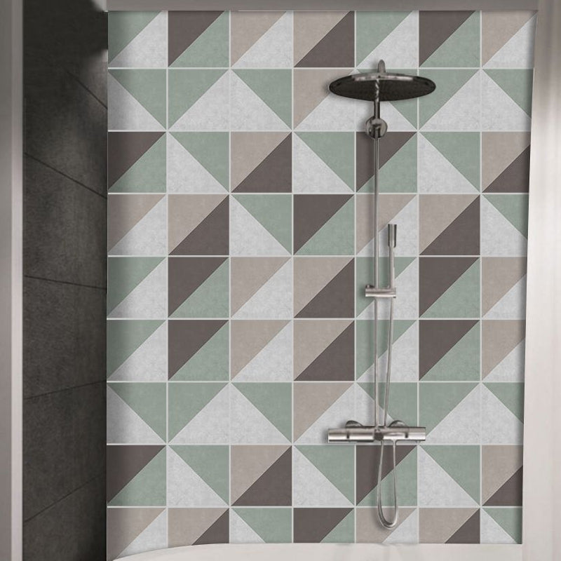 Modern Art Geometric Wallpapers for Home 8' L x 8" W Peel and Paste Wall Art in Green Clearhalo 'Modern wall decor' 'Modern' 'Wallpaper' Wall Decor' 1921941