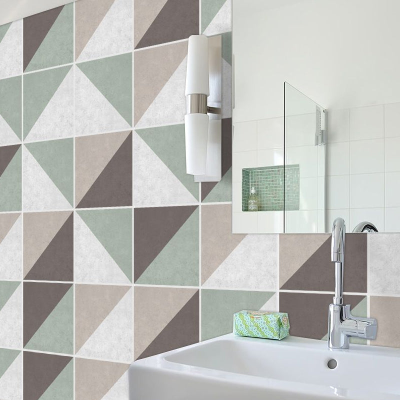 Modern Art Geometric Wallpapers for Home 8' L x 8" W Peel and Paste Wall Art in Green Clearhalo 'Modern wall decor' 'Modern' 'Wallpaper' Wall Decor' 1921942