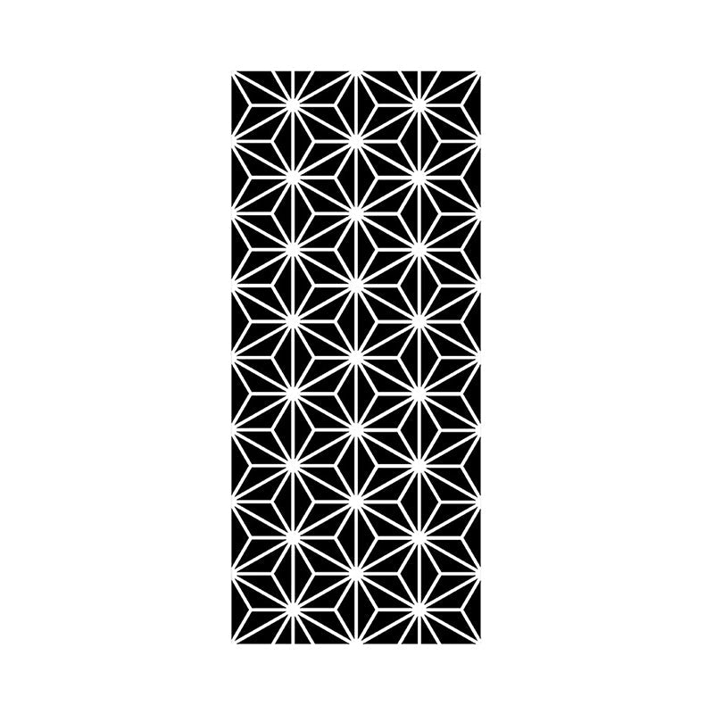 Abstract Geometric Wallpaper Panels Contemporary Stick On Living Room Wall Art, 4' x 20.5" Clearhalo 'Modern wall decor' 'Modern' 'Wallpaper' Wall Decor' 1922144