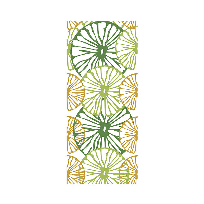 Cottage Lemon Slice Wallpaper Panels Pastel Color Self-Adhesive Wall Art for Sitting Room Clearhalo 'Country wall decor' 'Rustic' 'Wallpaper' Wall Decor' 1922259