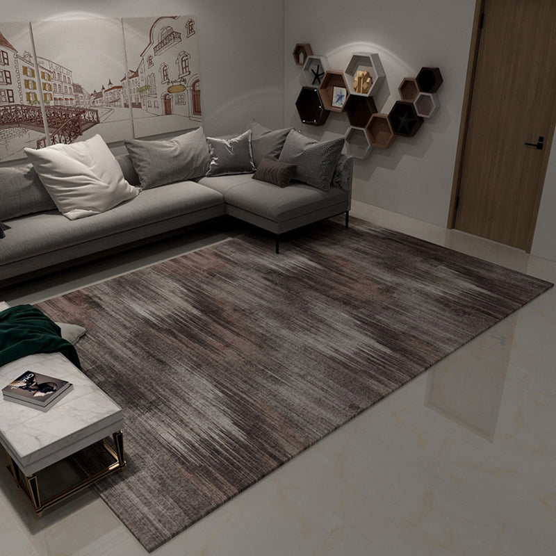 Dark Cyberpunk Style Rug Polypropylene Tie Dye Printed Abstract Rug Non-Slip Backing Washable Carpet for Room Dark Brown Clearhalo 'Area Rug' 'Rug' 1927961