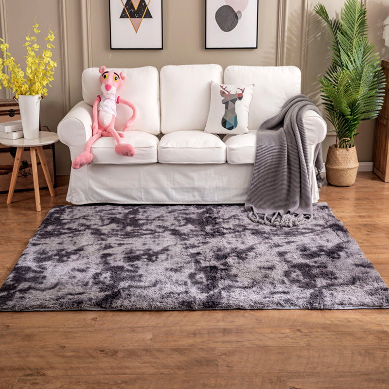 Creative Rust Metal Look Rug Pastel Color Industrial Rug Synthetics Non-Slip Backing Easy Care Carpet for Home Dark Gray Clearhalo 'Area Rug' 'Rug' 1928063