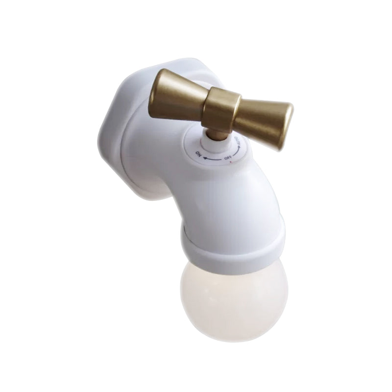 Faucet Kid Bedroom Wall Sconce Metal One Light Modern Lovely Wall Lamp Clearhalo 'Wall Lamps & Sconces' 'Wall Lights' Lighting' 192897