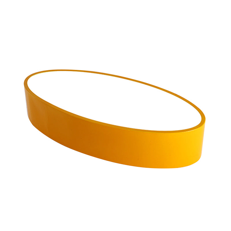Acrylic Oval LED Flush Mount Light Modern Simple Style Ceiling Lamp for Kid Bedroom Clearhalo 'Ceiling Lights' 'Close To Ceiling Lights' 'Close to ceiling' 'Flush mount' Lighting' 193915