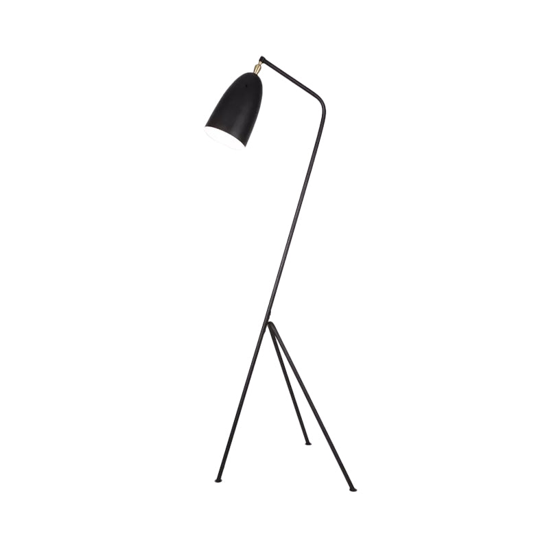One Bulb Domed Shade Floor Light Macaron Loft Metal Floor Light with Candy Color for Meeting Room Clearhalo 'Floor Lamps' 'Lamps' Lighting' 194088