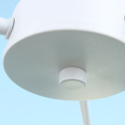 3/5 Heads Open Bulb Semi-Flush Ceiling Light with Square Design Loft Style Wood Metallic Ceiling Mount Chandelier Clearhalo 'Ceiling Lights' 'Close To Ceiling Lights' 'Close to ceiling' 'Semi-flushmount' Lighting' 19410