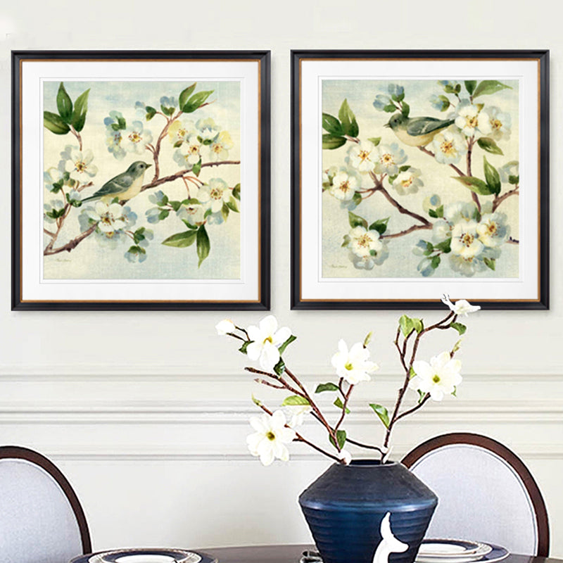 Canvas Wall Art for Dining Room, Pastel Color, Multiple Sizes Light Green Clearhalo 'Art Gallery' 'Canvas Art' 'Traditional' Arts' 1956781