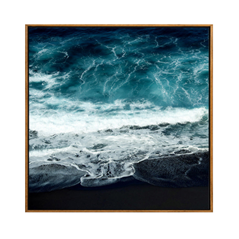 Soft Color Contemporary Wall Art Photo Vast Ocean View Canvas Print for Study Room Clearhalo 'Art Gallery' 'Canvas Art' 'Contemporary Art Gallery' 'Modern' Arts' 1956820