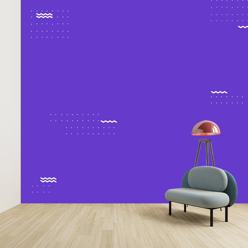 Fancy Geometric Pattern Mural Wallpaper Modern Non-Woven Wall Decor, Made to Measure Clearhalo 'Wall Decor' 'Wall Mural' 1957447