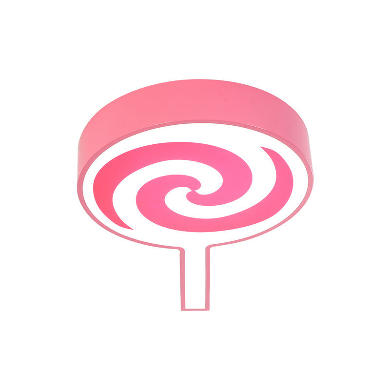 Lollipop Kindergarten Flush Mount Ceiling Light Acrylic Cartoon Ceiling Fixture Clearhalo 'Ceiling Lights' 'Close To Ceiling Lights' 'Close to ceiling' 'Flush mount' Lighting' 196522
