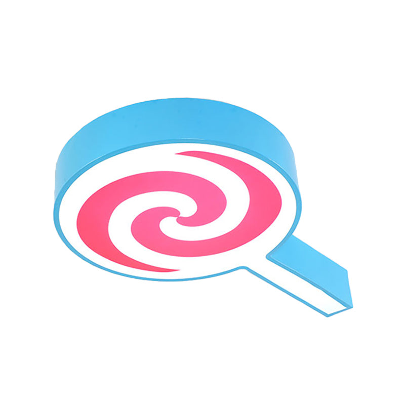 Lollipop Kindergarten Flush Mount Ceiling Light Acrylic Cartoon Ceiling Fixture Clearhalo 'Ceiling Lights' 'Close To Ceiling Lights' 'Close to ceiling' 'Flush mount' Lighting' 196525