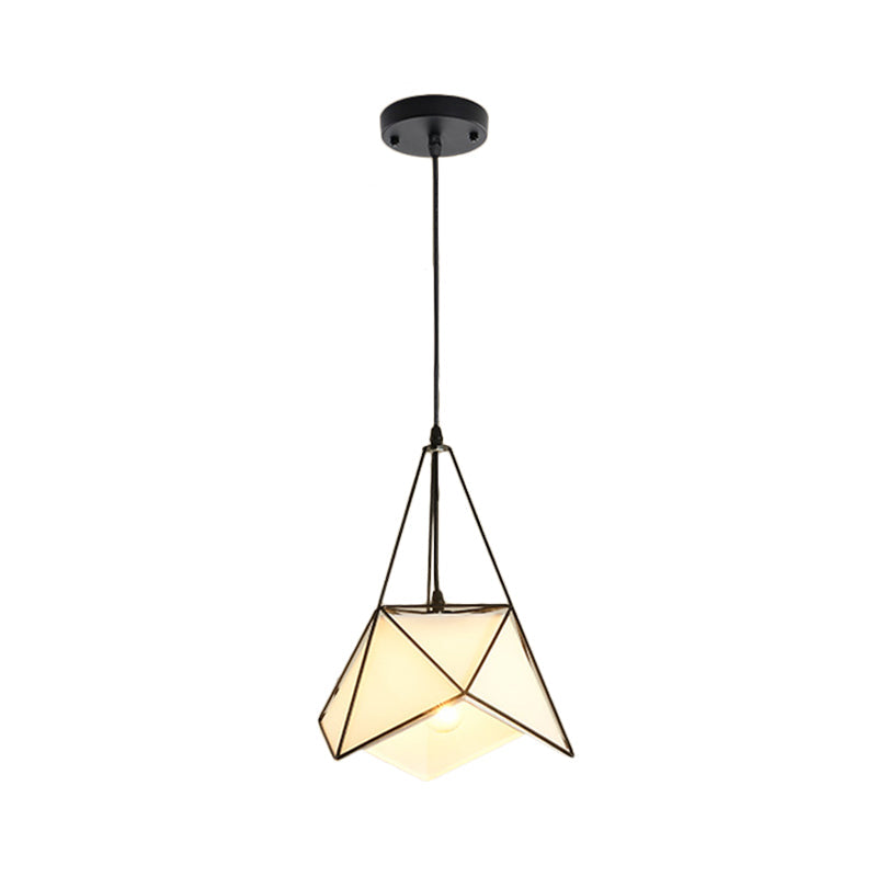 Fabric Flower Shaped Drop Pendant Farmhouse Single-Bulb Dining Room Hanging Light in Cage in Black/Gold/White Black Clearhalo 'Art Deco Pendants' 'Black' 'Cast Iron' 'Ceiling Lights' 'Ceramic' 'Crystal' 'Industrial Pendants' 'Industrial' 'Metal' 'Middle Century Pendants' 'Pendant Lights' 'Pendants' 'Rustic Pendants' 'Tiffany' Lighting' 1968237