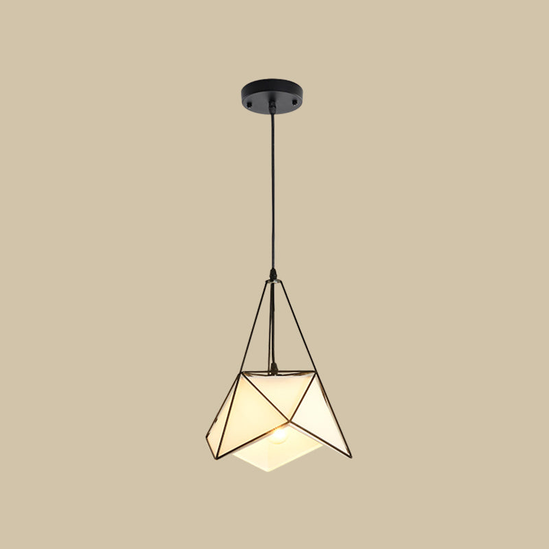 Fabric Flower Shaped Drop Pendant Farmhouse Single-Bulb Dining Room Hanging Light in Cage in Black/Gold/White Clearhalo 'Art Deco Pendants' 'Black' 'Cast Iron' 'Ceiling Lights' 'Ceramic' 'Crystal' 'Industrial Pendants' 'Industrial' 'Metal' 'Middle Century Pendants' 'Pendant Lights' 'Pendants' 'Rustic Pendants' 'Tiffany' Lighting' 1968239