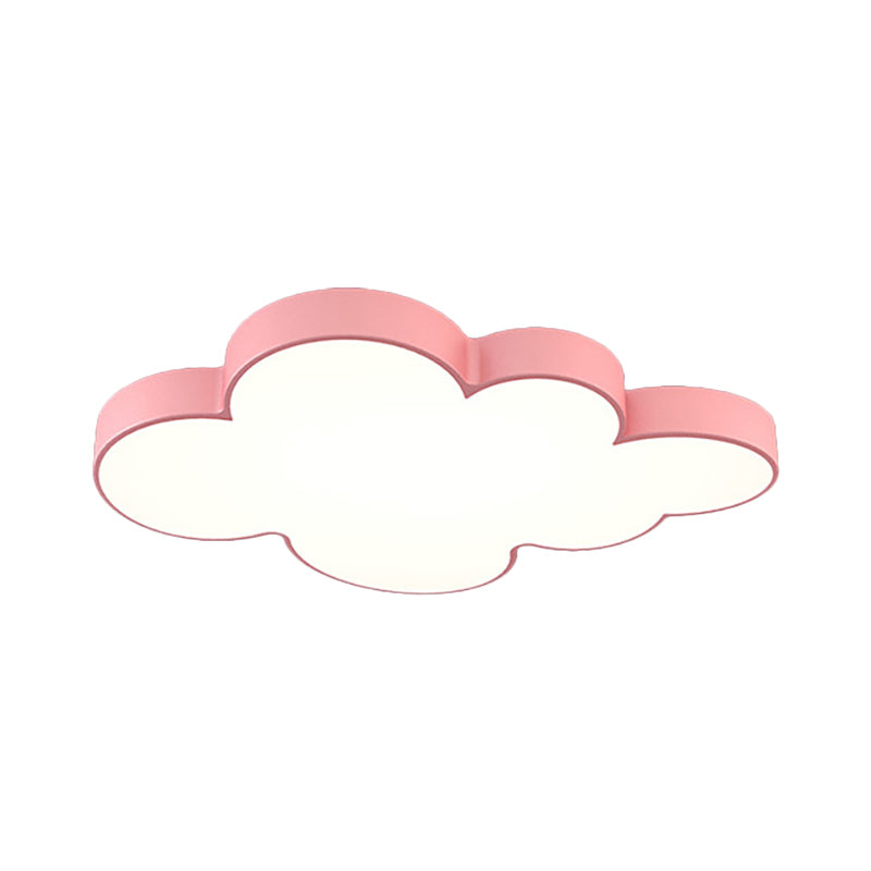 Acrylic Cloud Ceiling Flush Mount Modern Flush Mount Ceiling Light for Classroom Kid Bedroom Clearhalo 'Ceiling Lights' 'Close To Ceiling Lights' 'Close to ceiling' 'Flush mount' Lighting' 197023