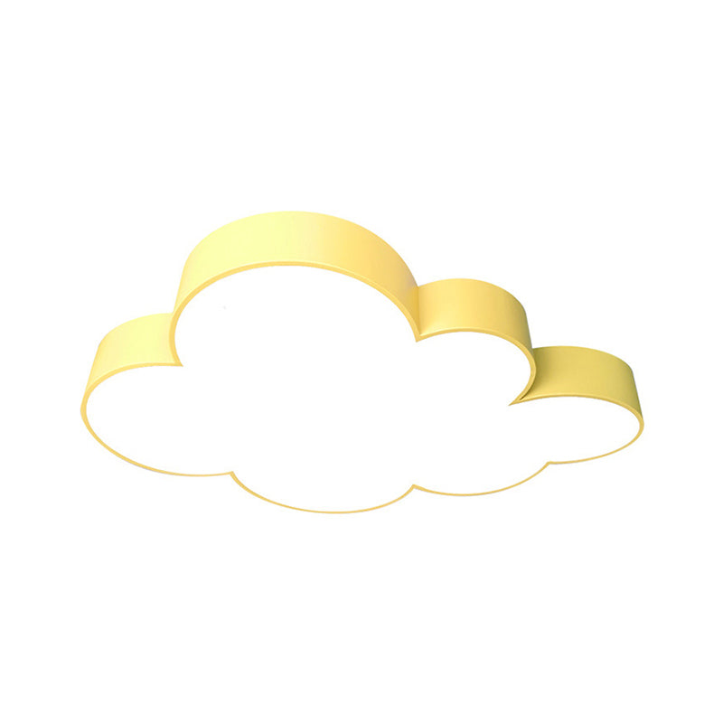 Acrylic Cloud Ceiling Flush Mount Modern Flush Mount Ceiling Light for Classroom Kid Bedroom Clearhalo 'Ceiling Lights' 'Close To Ceiling Lights' 'Close to ceiling' 'Flush mount' Lighting' 197028