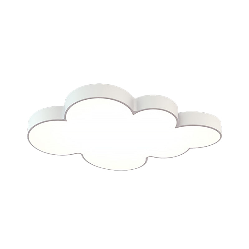 Acrylic Cloud Ceiling Flush Mount Modern Flush Mount Ceiling Light for Classroom Kid Bedroom Clearhalo 'Ceiling Lights' 'Close To Ceiling Lights' 'Close to ceiling' 'Flush mount' Lighting' 197034