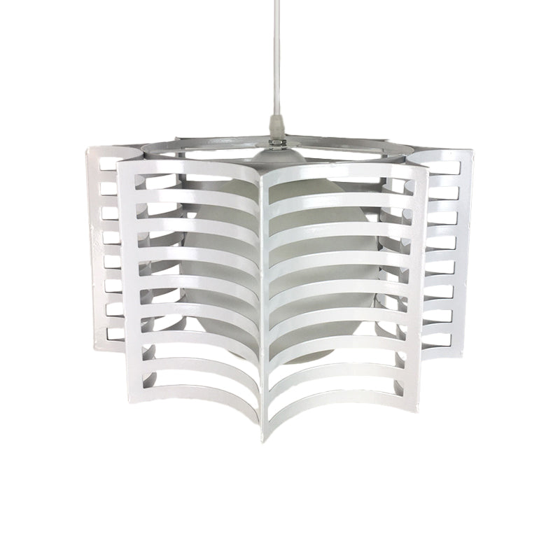Black/White 1 Head Hanging Light Loft Metal Spring/Ova/Octagon Ceiling Pendant with Inner Globe Opal Glass Shade Clearhalo 'Art Deco Pendants' 'Black' 'Cast Iron' 'Ceiling Lights' 'Ceramic' 'Crystal' 'Industrial Pendants' 'Industrial' 'Metal' 'Middle Century Pendants' 'Pendant Lights' 'Pendants' 'Rustic Pendants' 'Tiffany' Lighting' 1971171