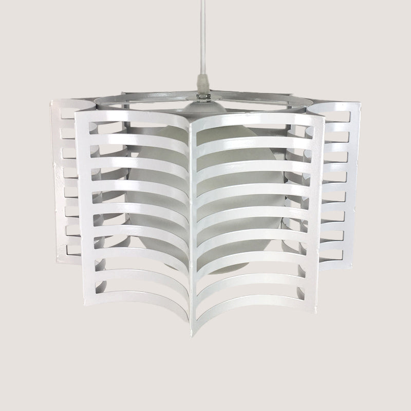 Black/White 1 Head Hanging Light Loft Metal Spring/Ova/Octagon Ceiling Pendant with Inner Globe Opal Glass Shade Clearhalo 'Art Deco Pendants' 'Black' 'Cast Iron' 'Ceiling Lights' 'Ceramic' 'Crystal' 'Industrial Pendants' 'Industrial' 'Metal' 'Middle Century Pendants' 'Pendant Lights' 'Pendants' 'Rustic Pendants' 'Tiffany' Lighting' 1971172
