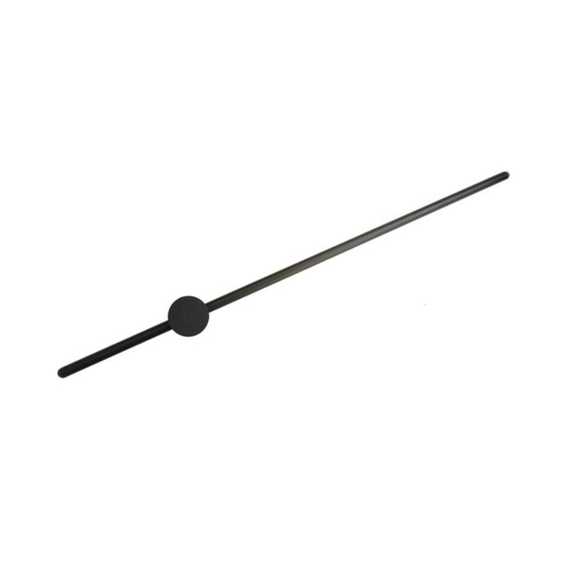 Black Slim Rod Sconce Lighting Minimalist 23.5"/31.5"/47" High LED Metal Wall Mounted Lamp for Bedroom Clearhalo 'Cast Iron' 'Glass' 'Industrial' 'Modern wall lights' 'Modern' 'Tiffany' 'Traditional wall lights' 'Wall Lamps & Sconces' 'Wall Lights' Lighting' 1971429